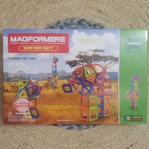 Original Magformers Safari Set 83 PCS. 3D. Sealed